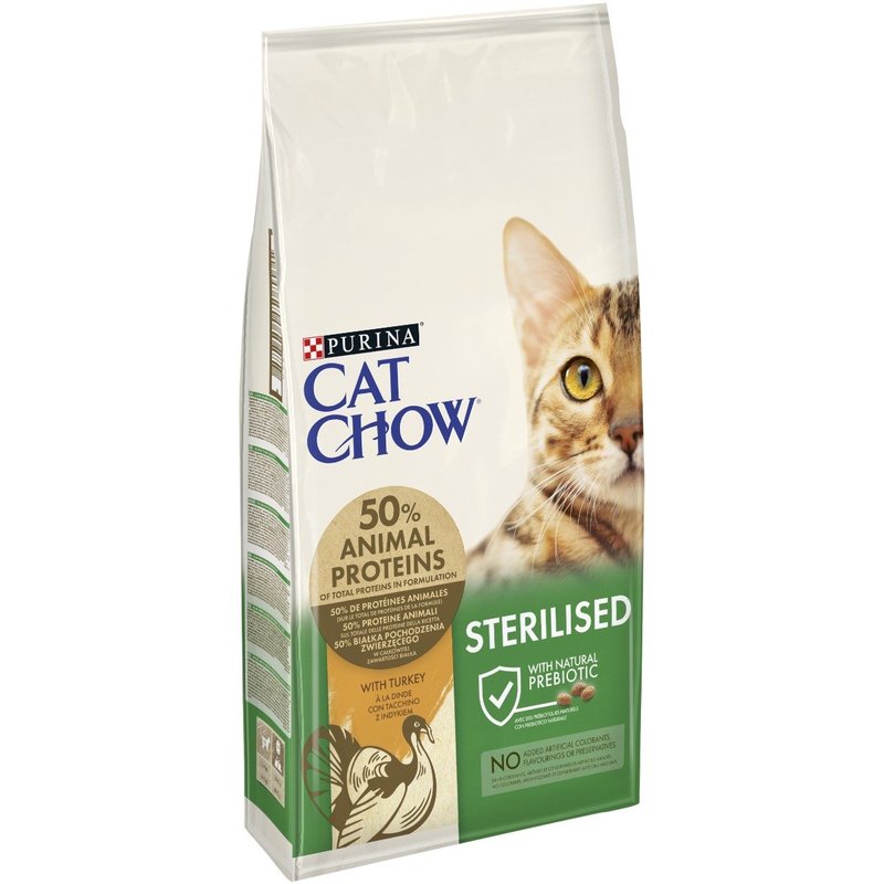 Cat Chow® Sterilised Gatto Crocchette al Tacchino (10 kg) | Purinashop 10 kg