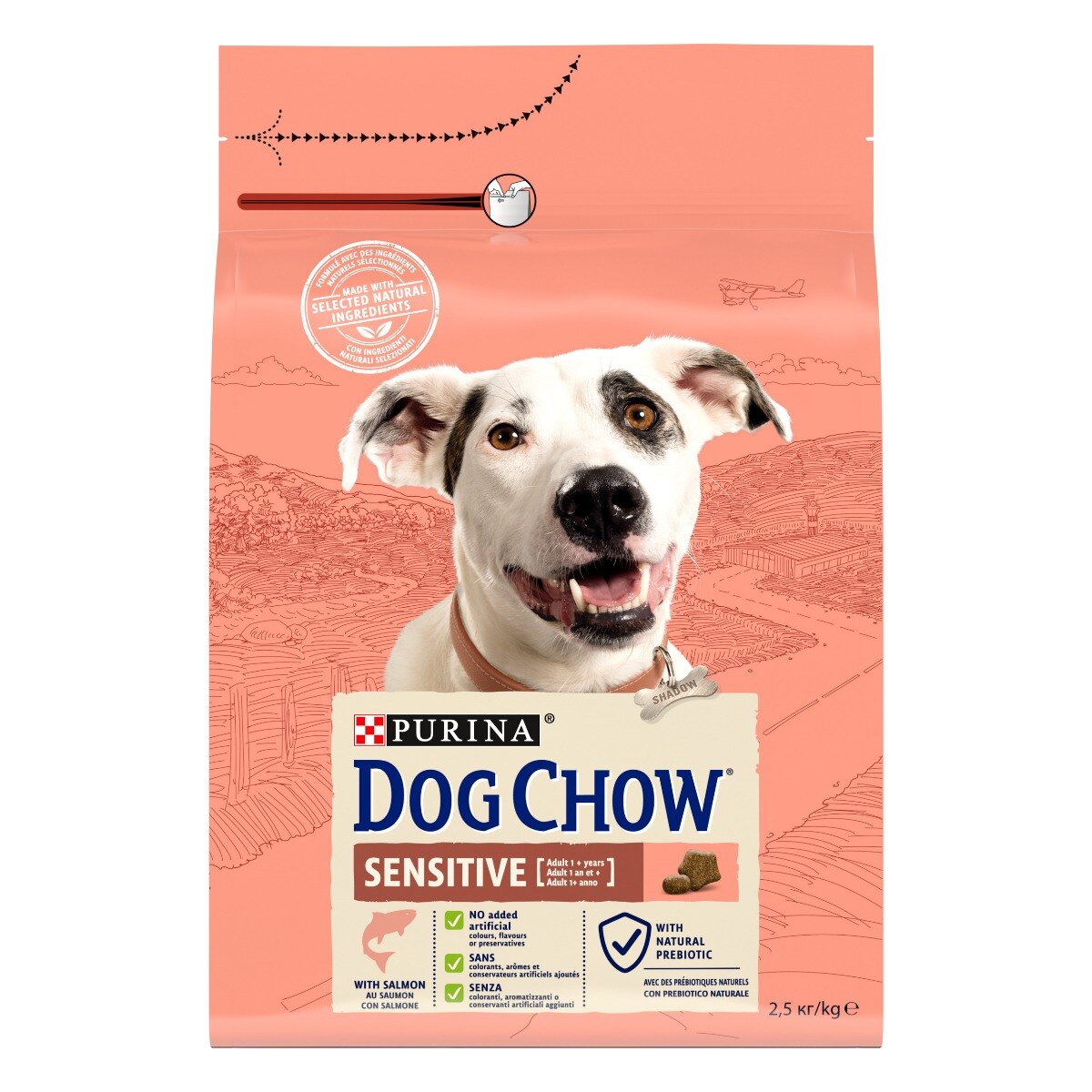 dog chow sensitive en sac de 14 kg