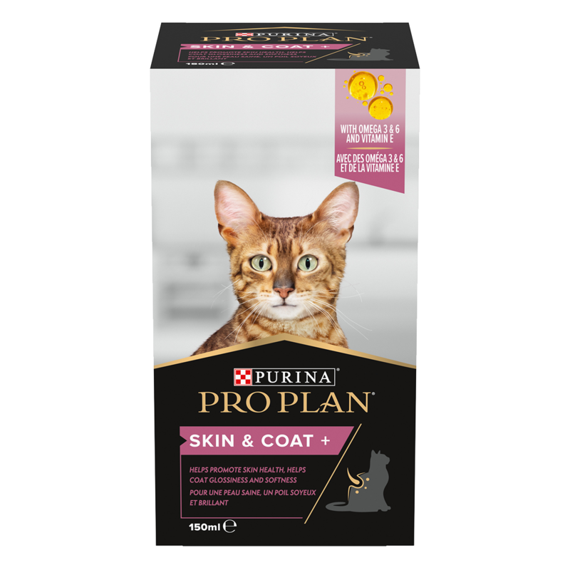 PRO PLAN CAT SUPPLEMENT SKIN AND COAT + - Purina Shop Contenitore