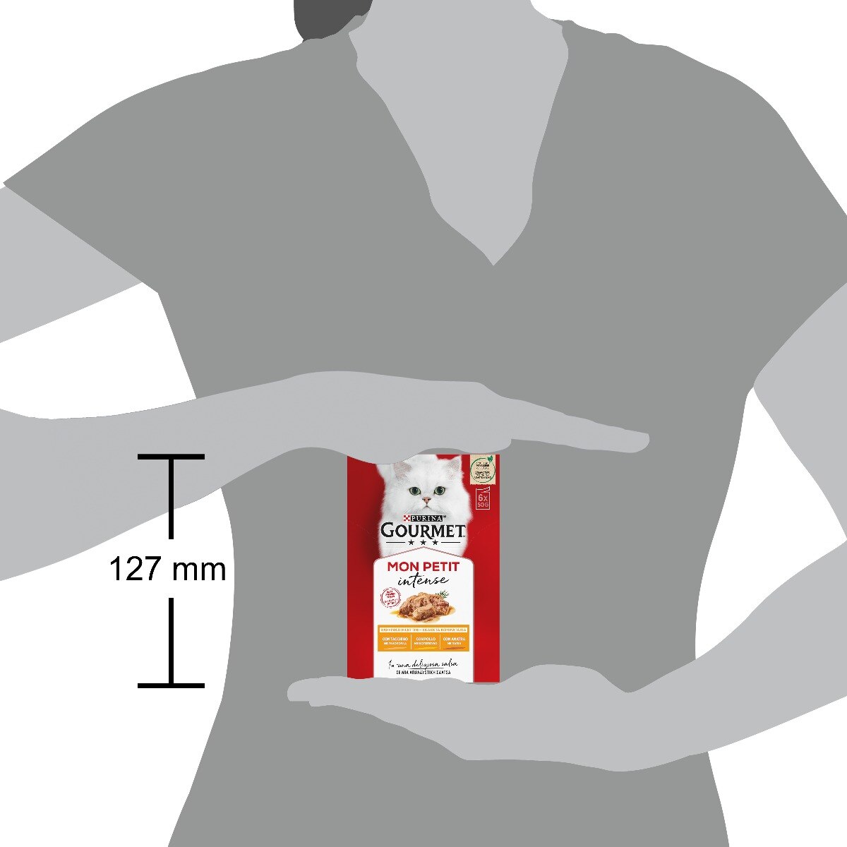 GOURMET® Mon Petit  - Scelta deliziosa con Carni Delicate (Anatra, Pollo, Tacchino) 6x50g