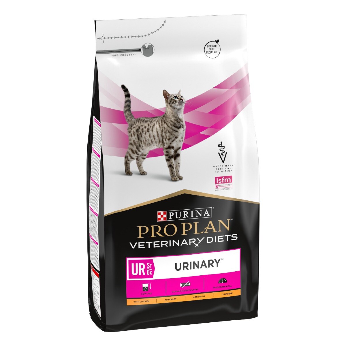 PURINA PRO PLAN® VETERINARY DIETS secco gatto UR Urinary St/Ox con Pollo