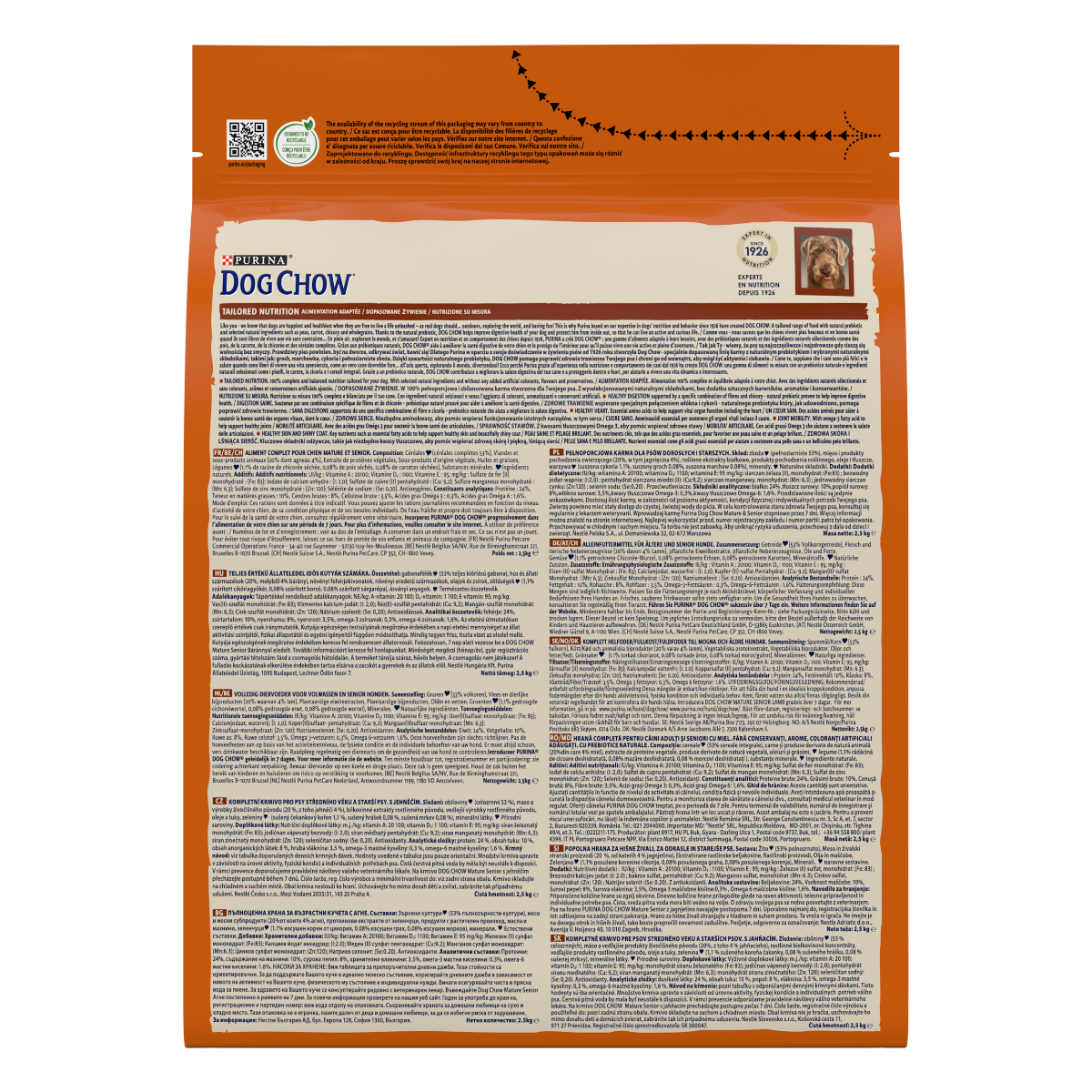 Dog Chow® Mature & Senior con Agnello