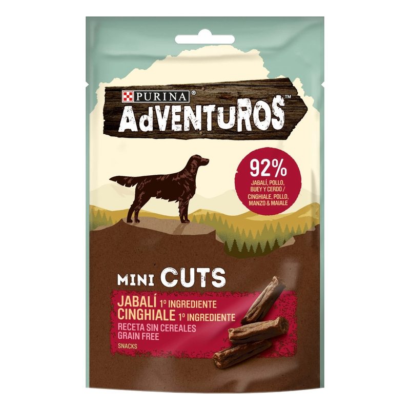 Adventuros High Meat Mini Cuts Cinghiale | PURINA Shop 70 g