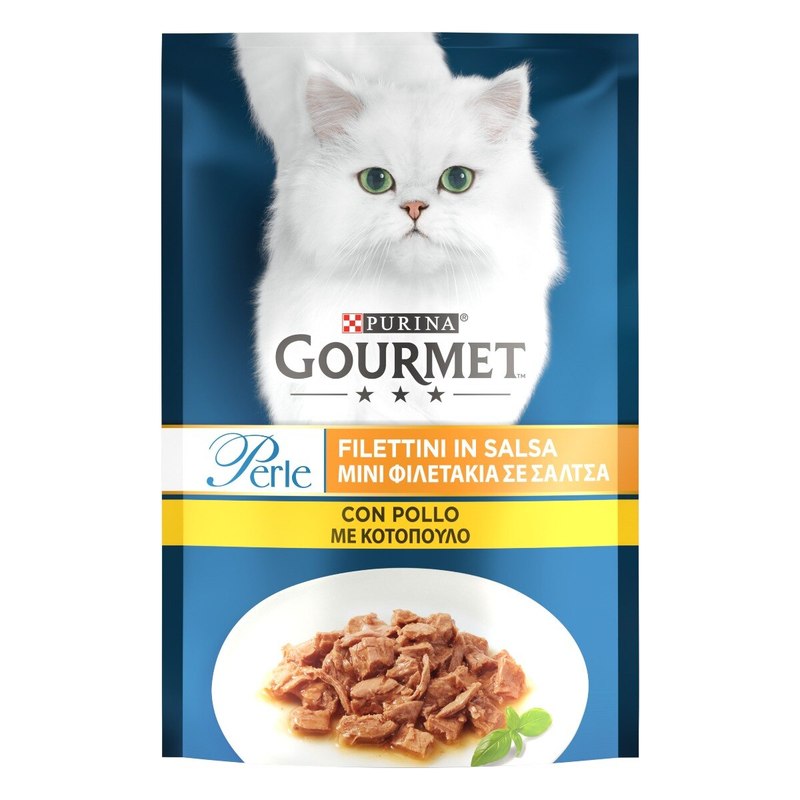 Gourmet Perle Filettini In Salsa Con Pollo Per Gatto | Purina Shop 85 G