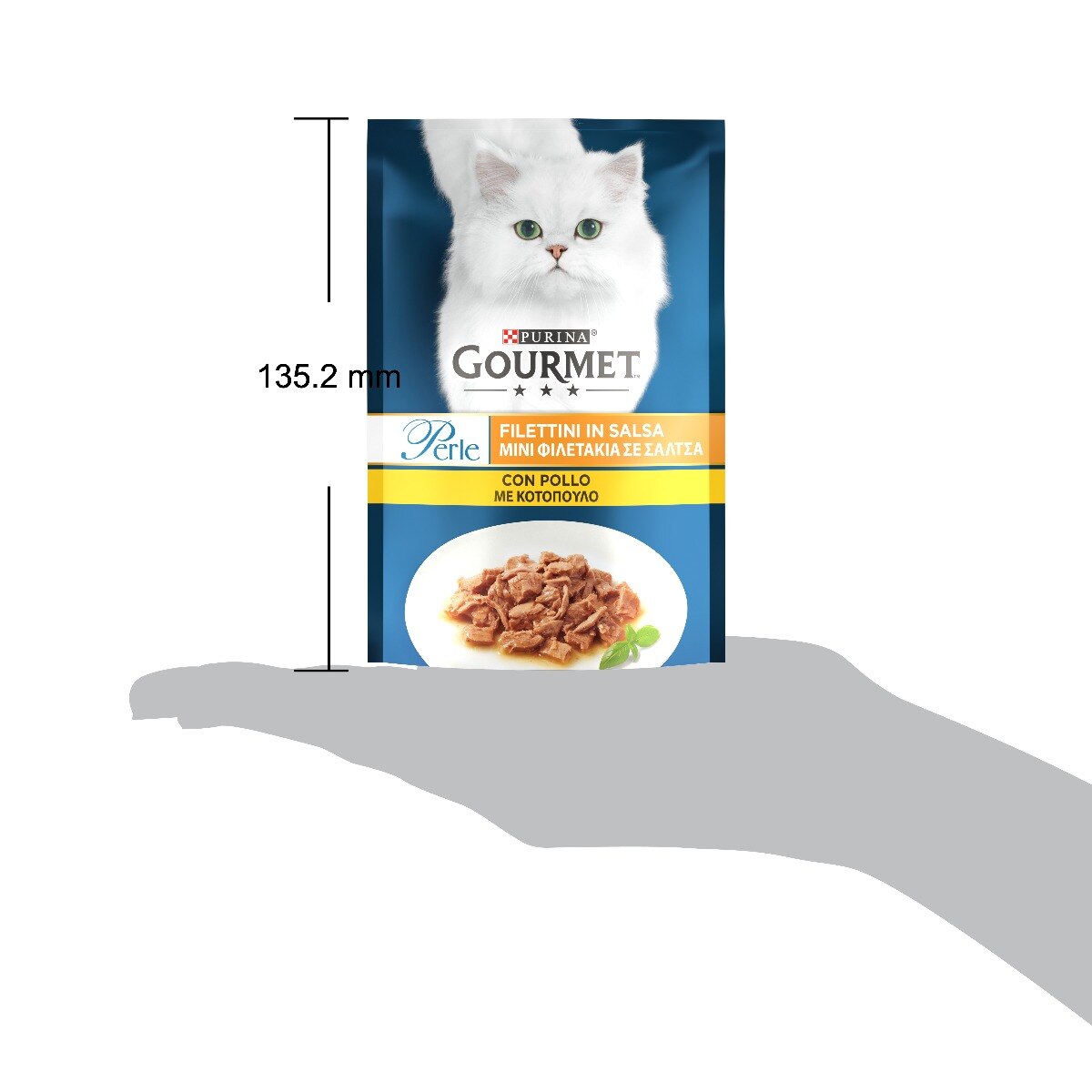 GOURMET® Perle Gatto Filettini in Salsa con Coniglio