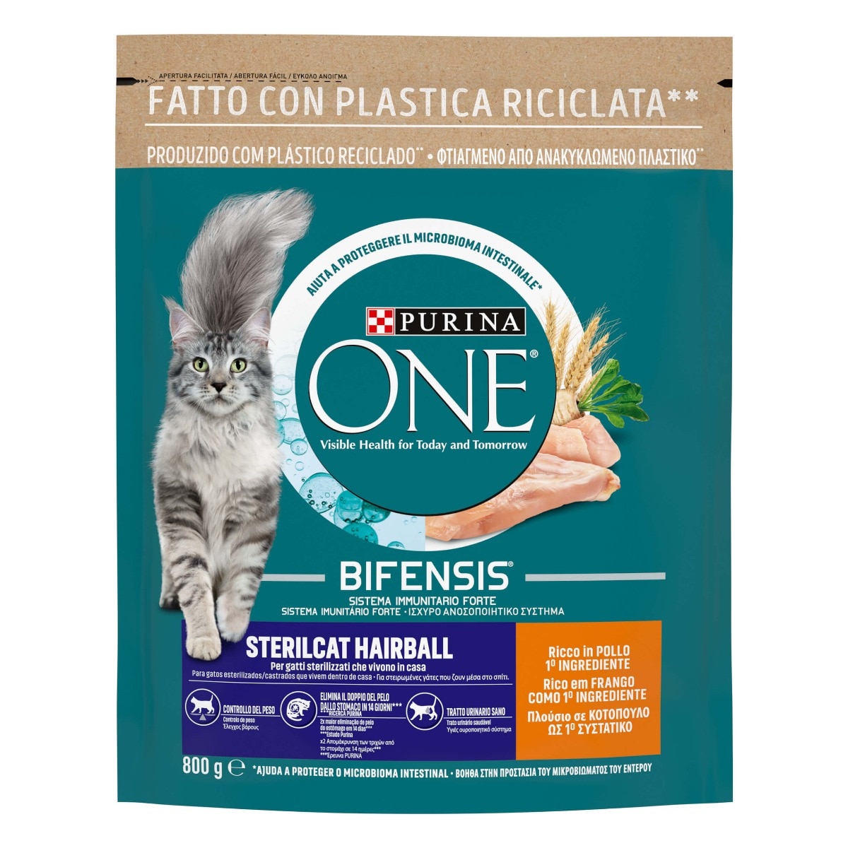 PURINA ONE® Sterilcat Hairball, Ricco in Pollo