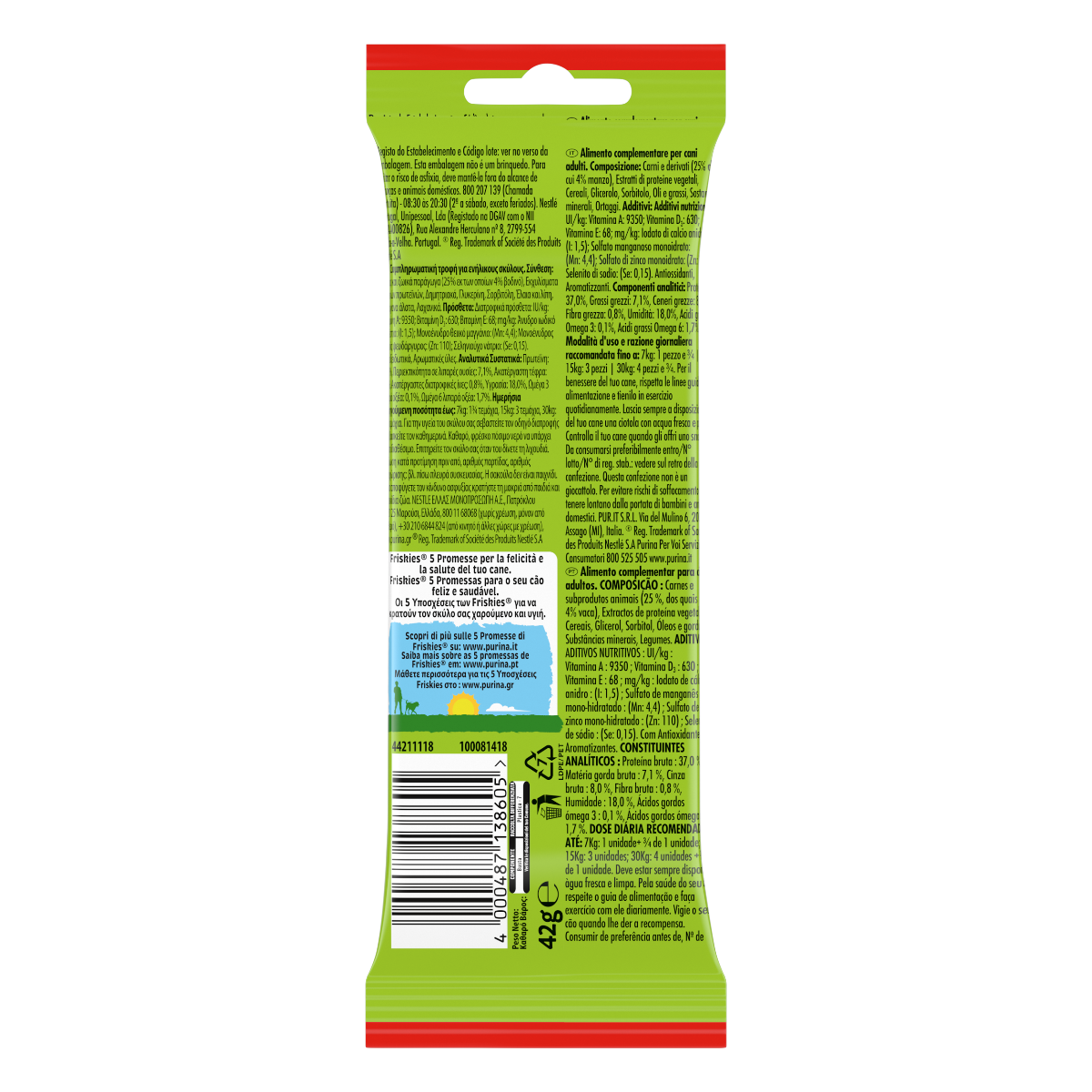 FRISKIES Picnic 5x Cane Snack Ricco in Manzo