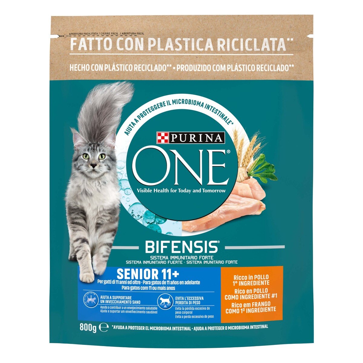PURINA ONE® ® Senior 11+, Ricco in Pollo