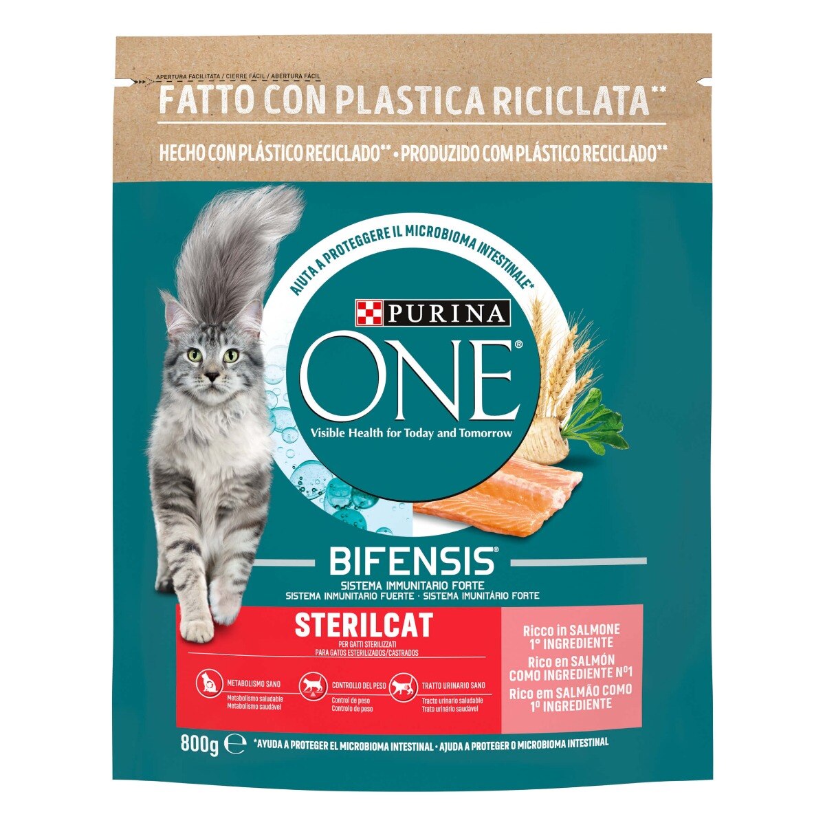 PURINA ONE® Sterilcat, Ricco in&nbsp;Salmone