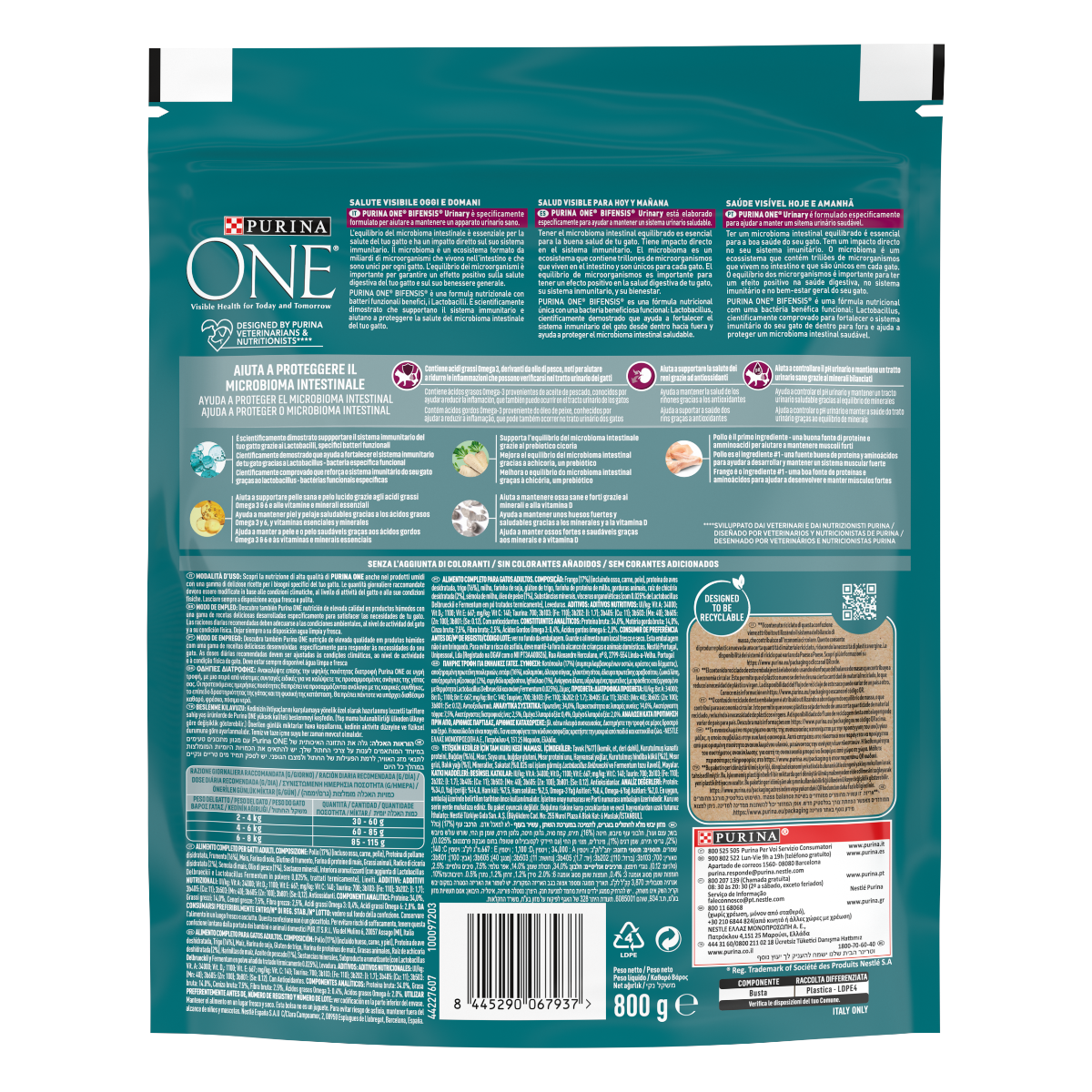 PURINA ONE® Urinary Care, Ricco in Pollo
