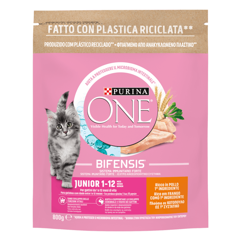 Purina One Bifensis Crocchette Junior 1-12 Mesi Al Pollo | Purina Shop 800 G