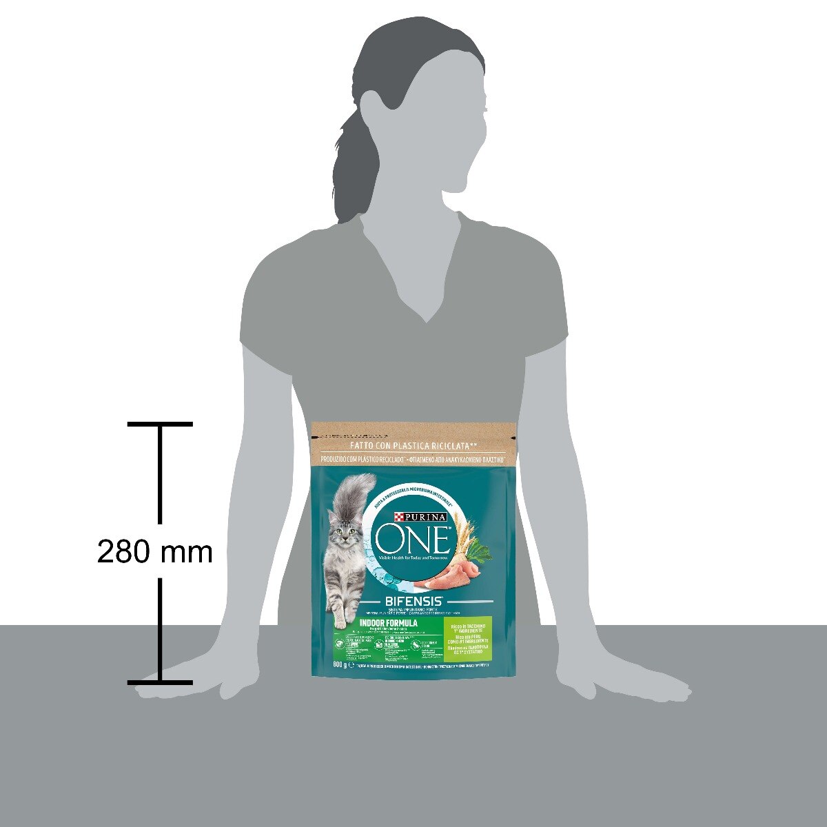 PURINA ONE® Indoor Formula, Ricco in Tacchino