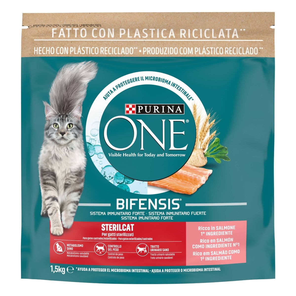 PURINA ONE® Sterilcat, Ricco in&nbsp;Salmone