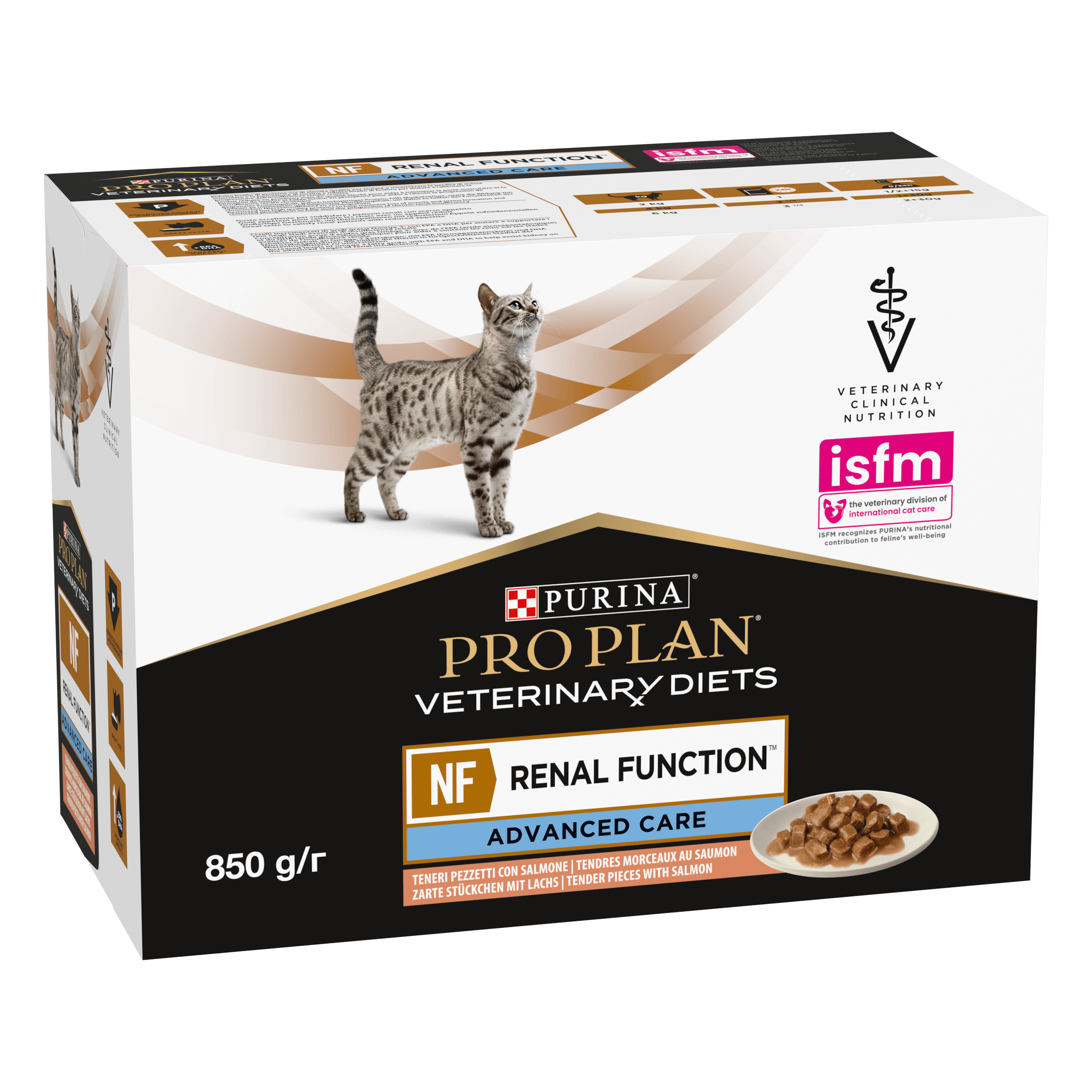 PURINA PRO PLAN® VETERINARY DIETS umido gatto NF Renal FunctionTM Advanced Care - salmone