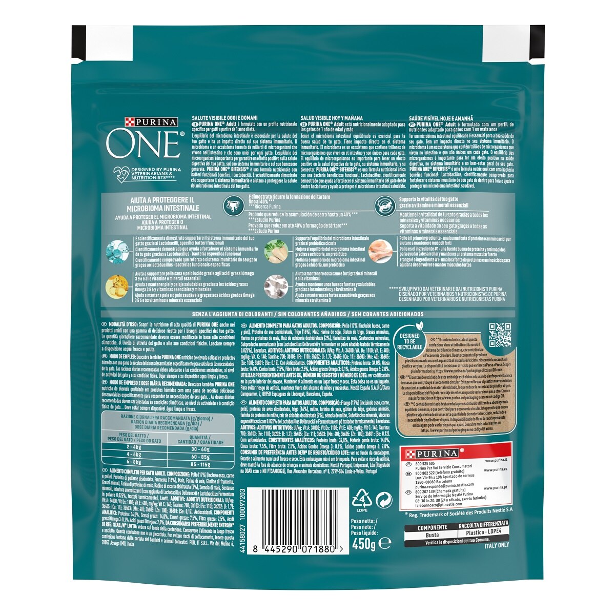 PURINA ONE® Adult, Ricco in Pollo