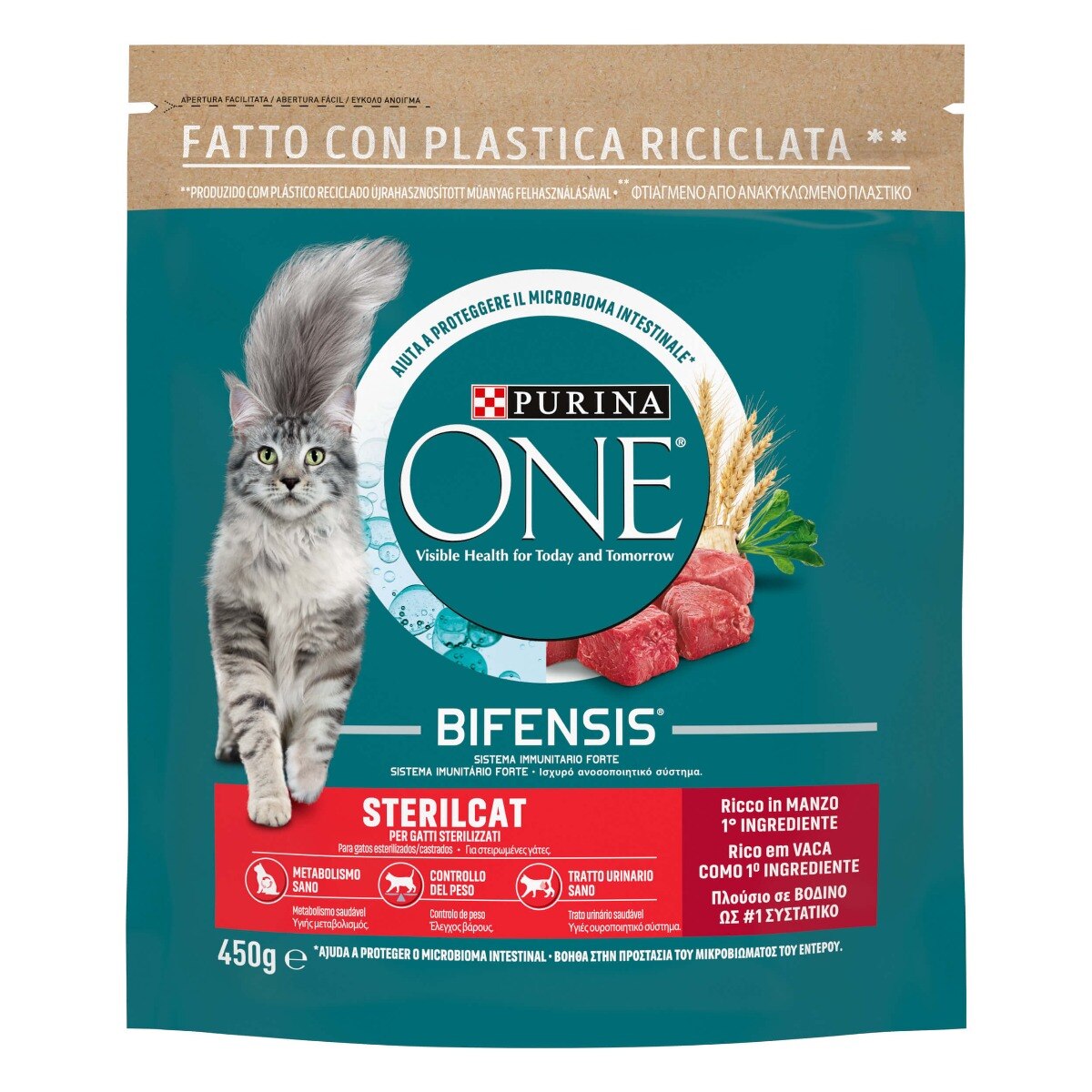 PURINA ONE® Sterilcat, Ricco in Manzo