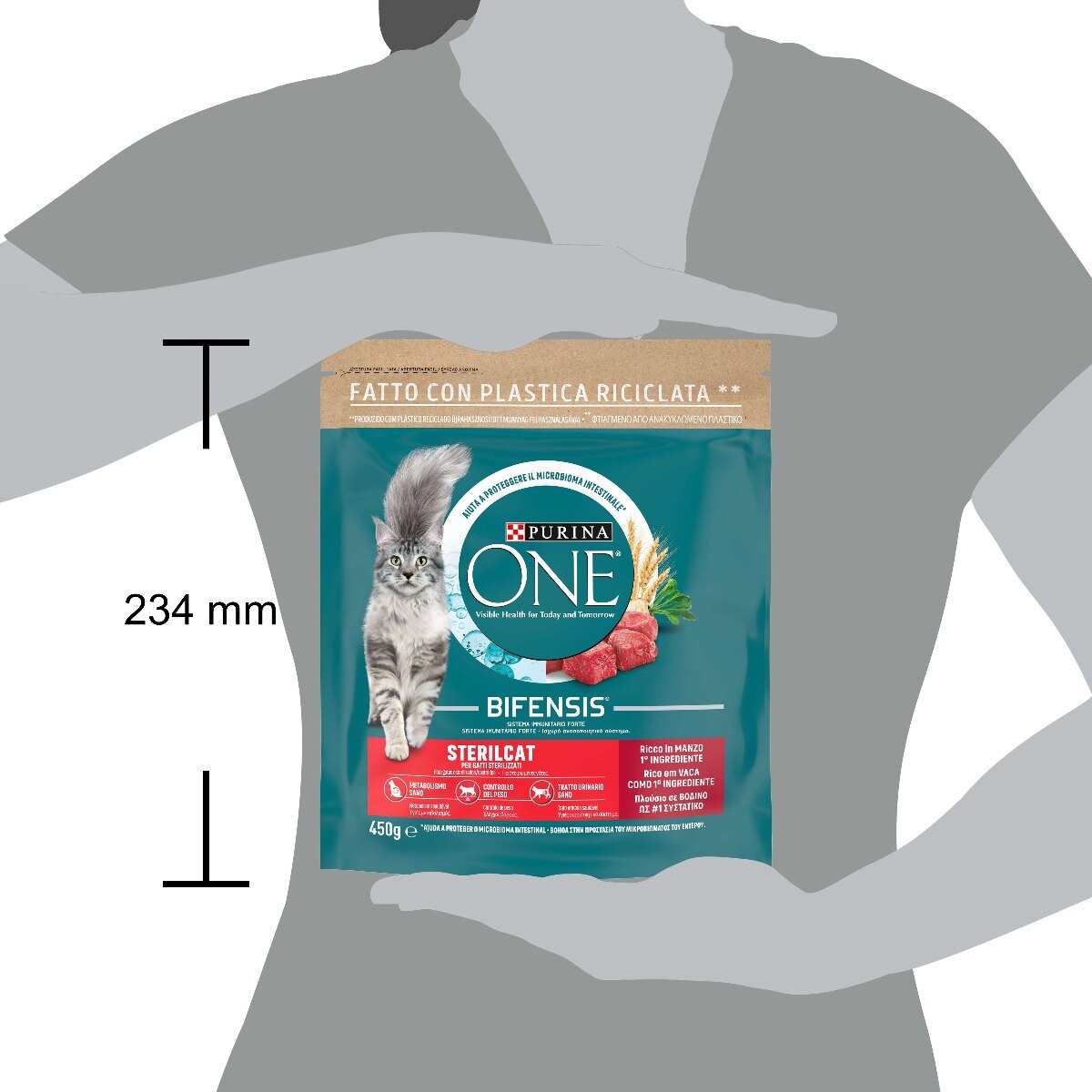 PURINA ONE® Sterilcat, Ricco in Manzo