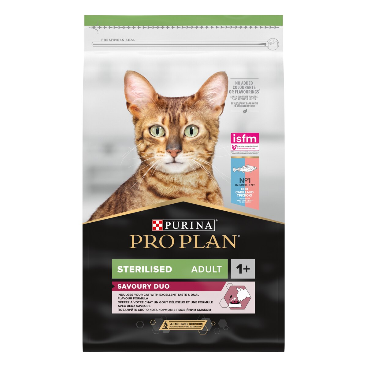 PURINA PRO PLAN® Sterilised Adult 1+ Savoury Duo Ricco In Merluzzo E Trota