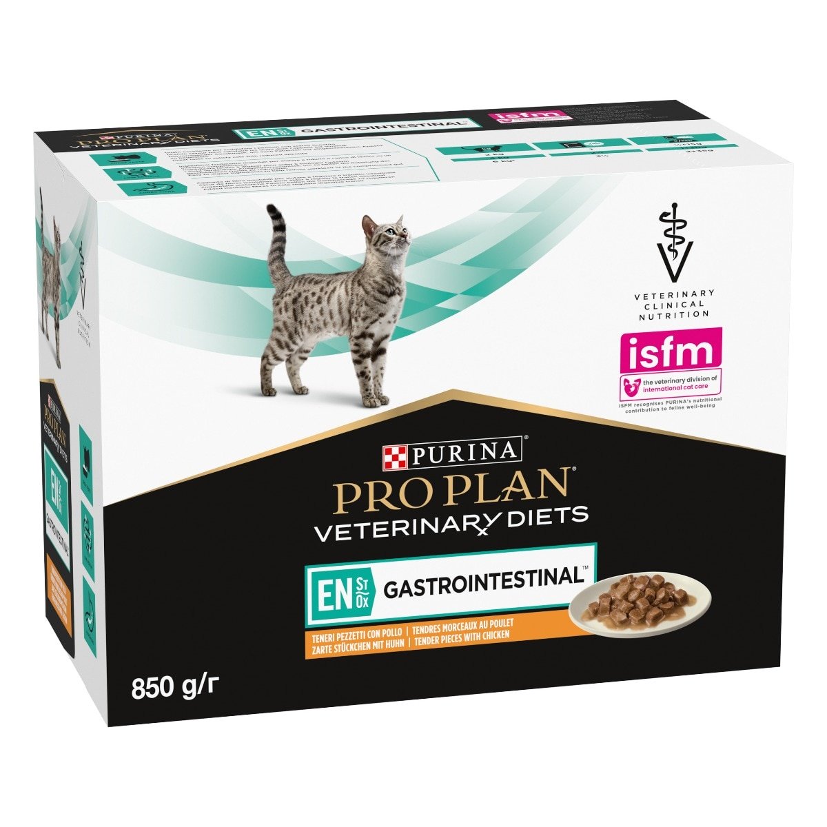 PURINA PRO PLAN® VETERINARY DIETS umido gatto EN Gastrointestinal St/Ox - pollo