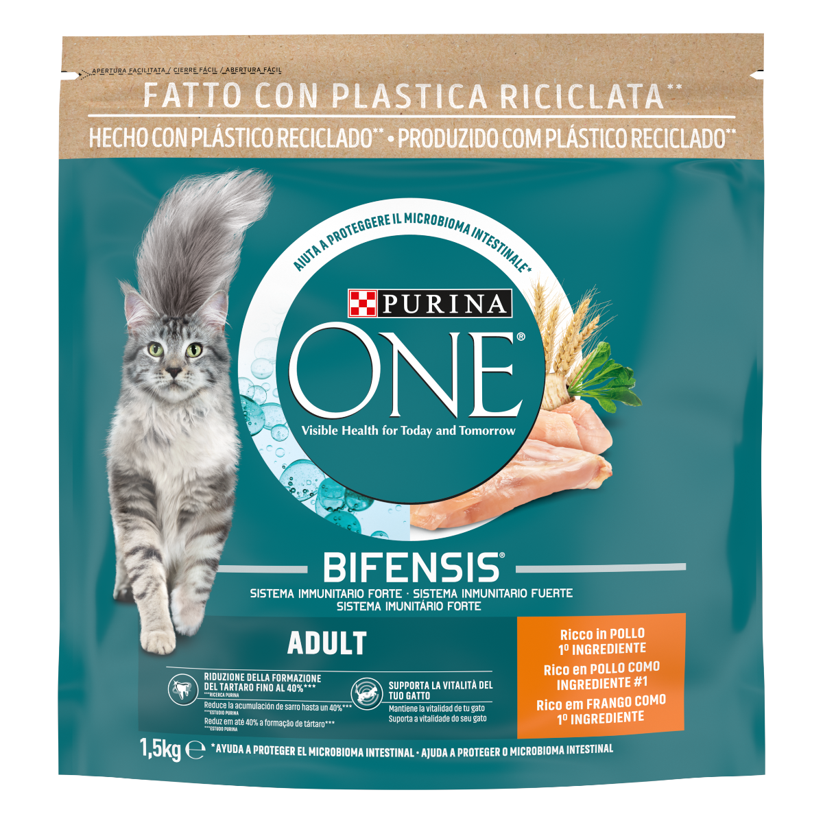 PURINA ONE® Adult, Ricco in Pollo