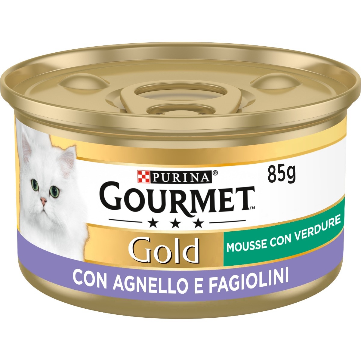 GOURMET® Gold Gatto Mousse con Agnello e Fagiolini