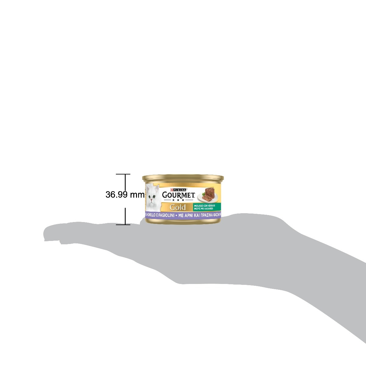 GOURMET® Gold Gatto Mousse con Agnello e Fagiolini