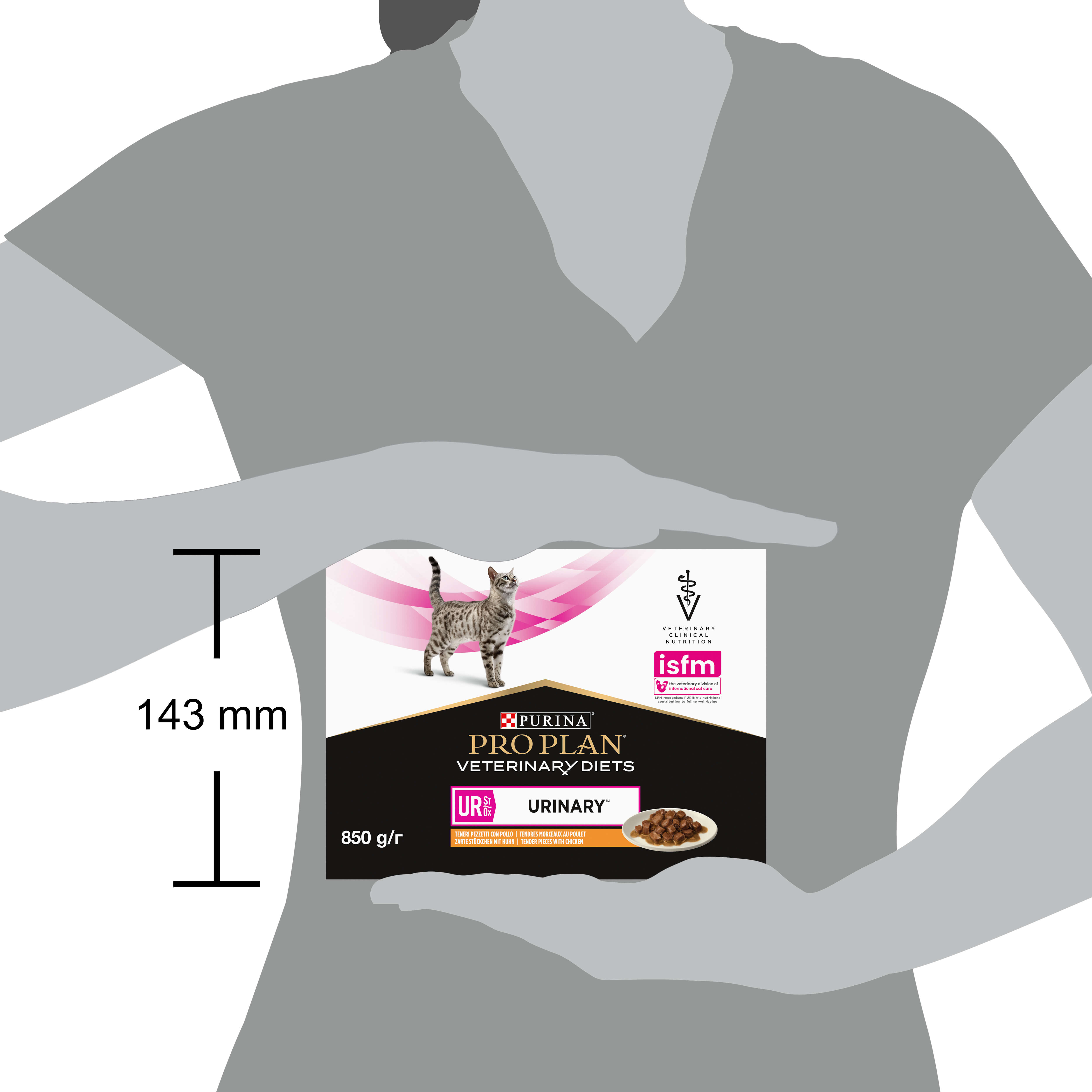 PURINA PRO PLAN® VETERINARY DIETS umido gatto UR Urinary St/Ox - pollo