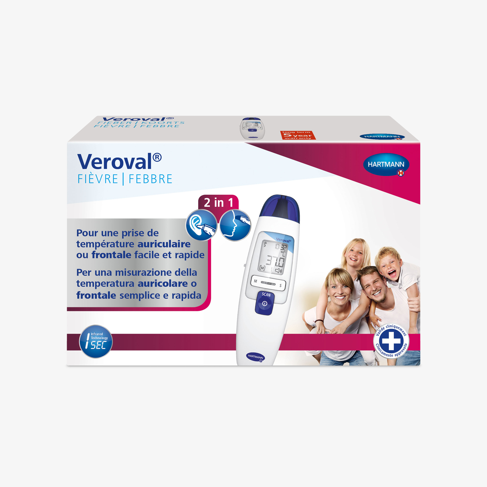 Veroval DS 22 - Termometro 2 in 1