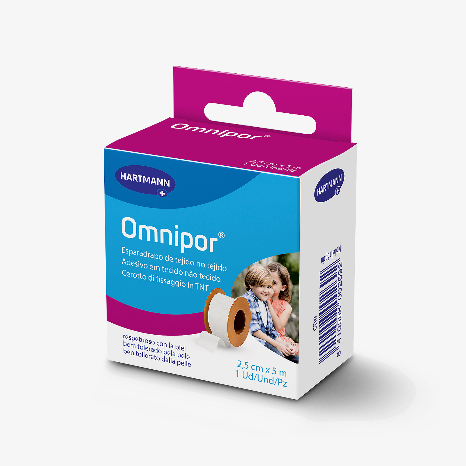 Omnipor Cerotto ipoallergenico in TNT in rocchetto