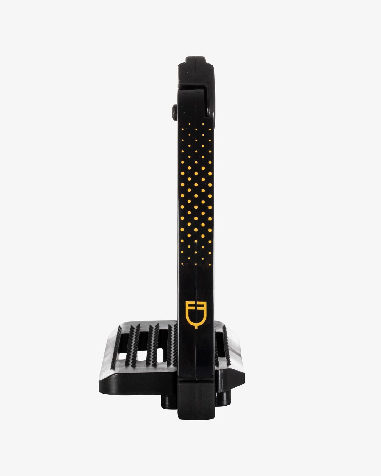 Junior stirrups side opening and wide tread