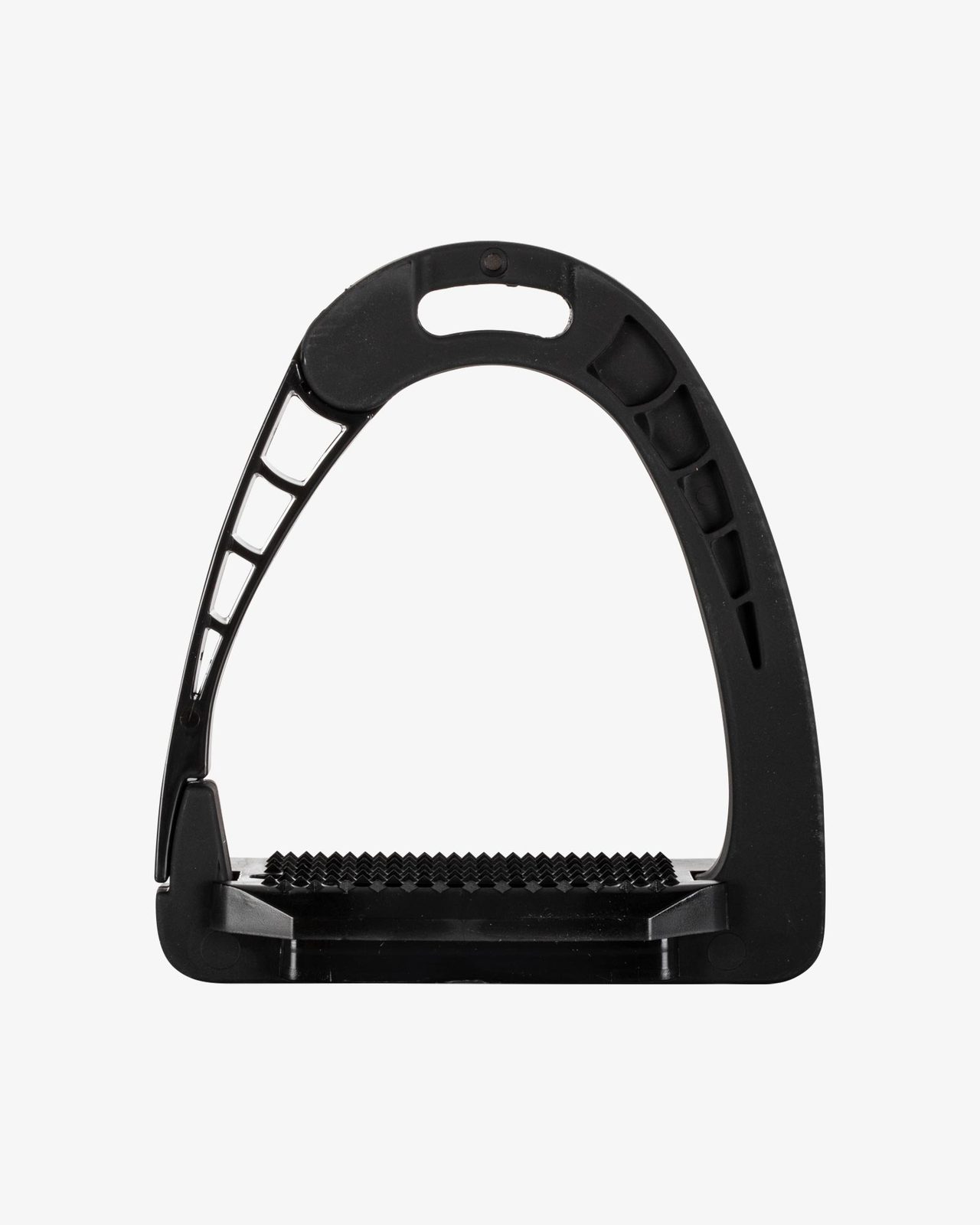 Junior stirrups side opening and wide tread
