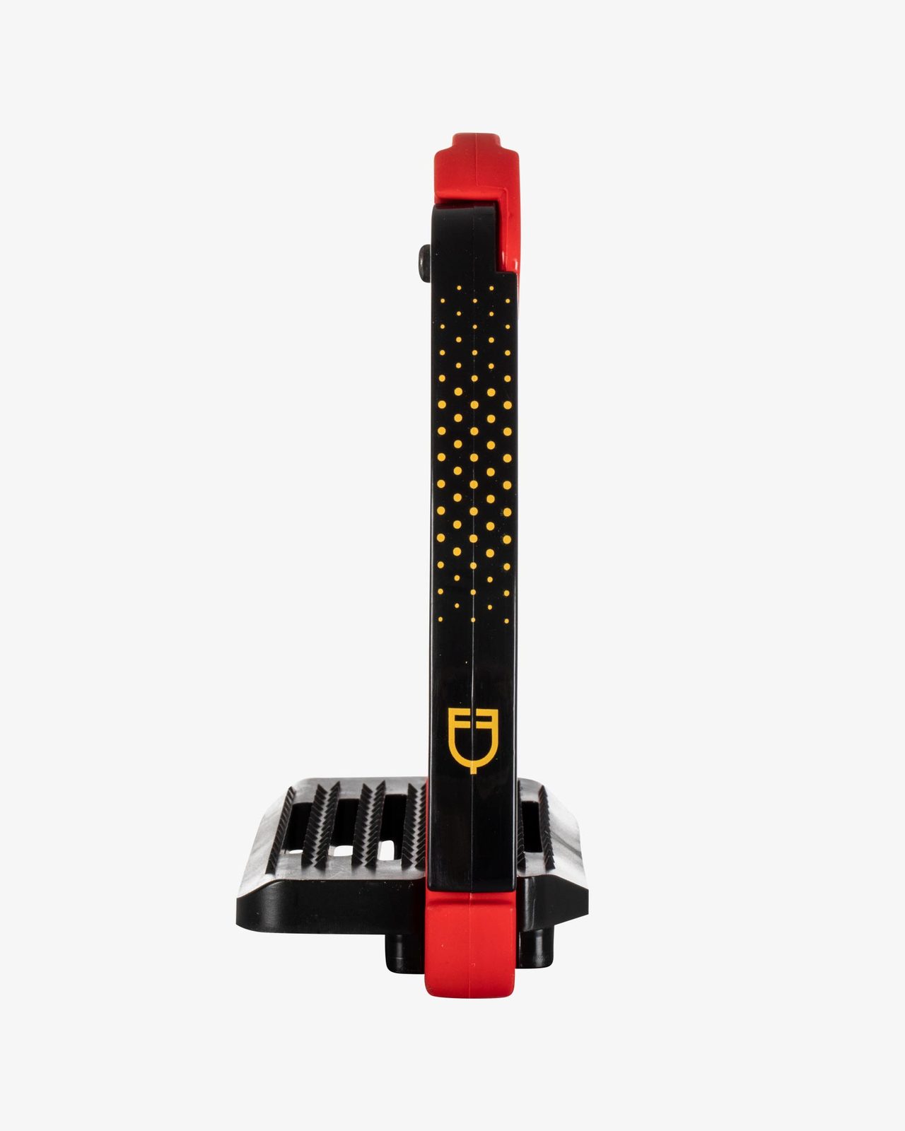 Junior stirrups side opening and wide tread