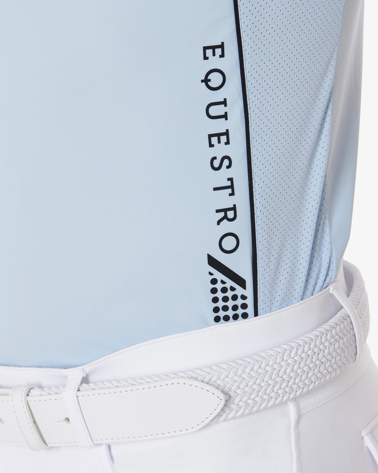 Polo uomo slim fit tessuto tecnico con piping