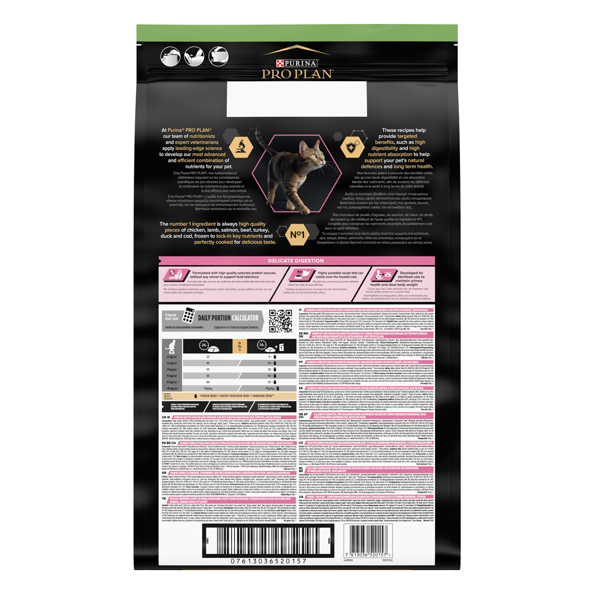 PURINA PRO PLAN® Sterilised Adult 1+ Delicate Digestion Ricco In Pollo