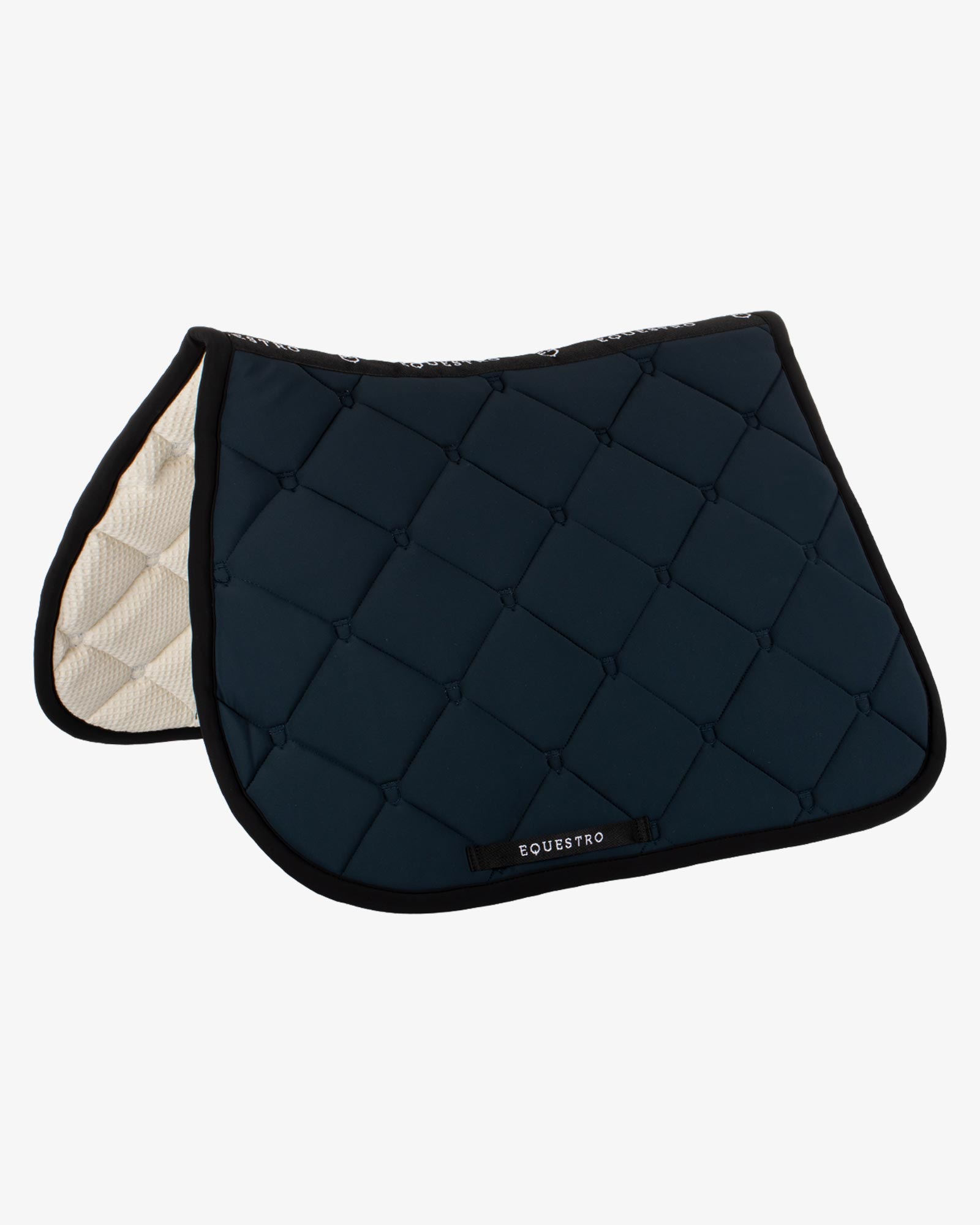 Jumping saddle pad in technical fabric