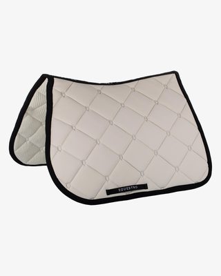 Jumping saddle pad in technical fabric