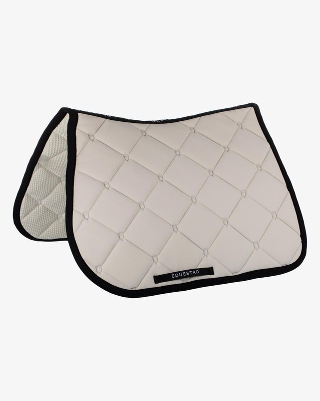 Jumping saddle pad in technical fabric