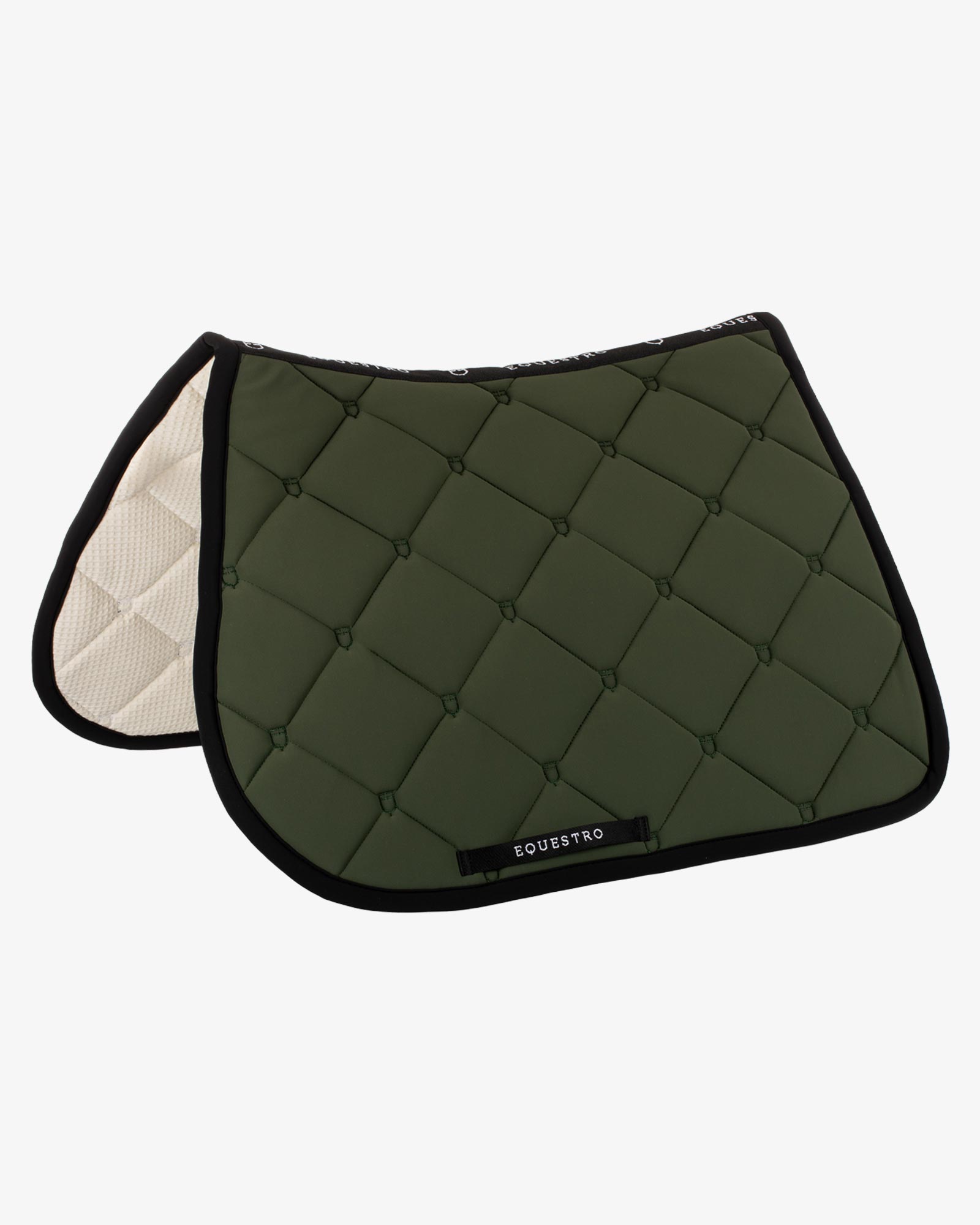 Jumping saddle pad in technical fabric