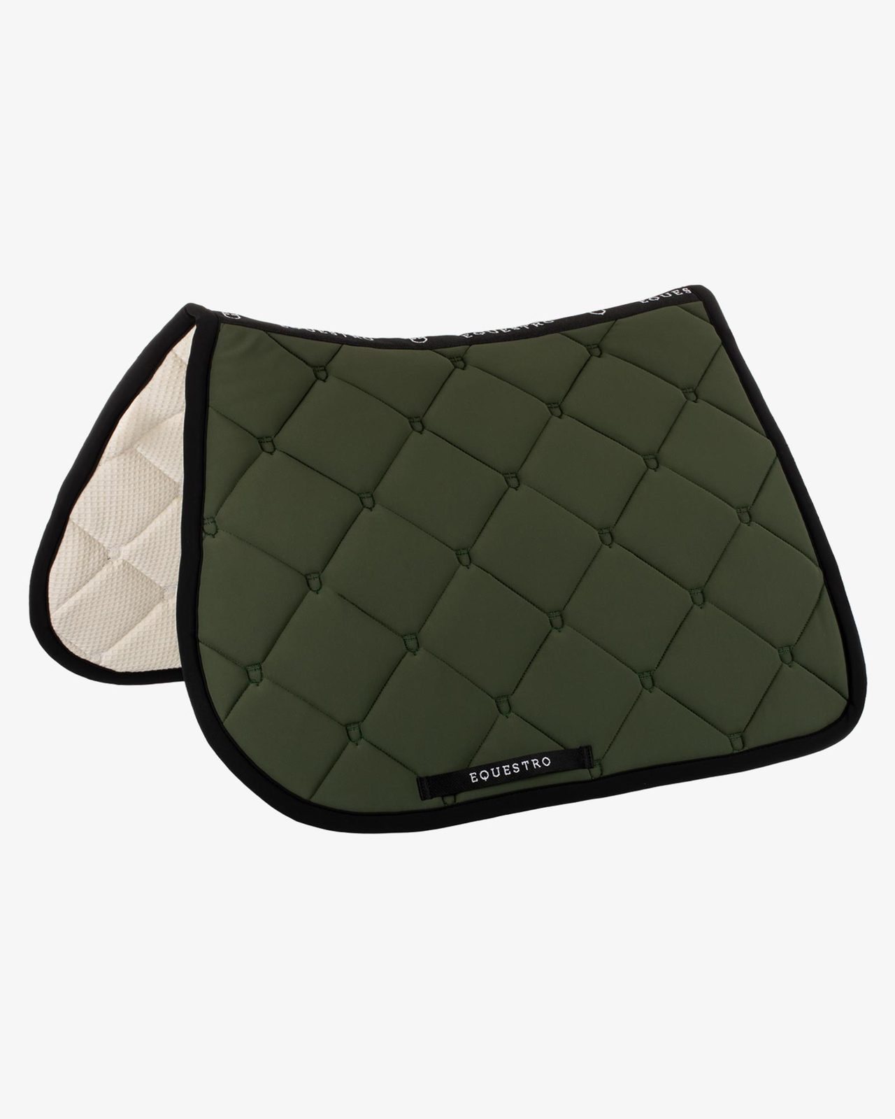 Jumping saddle pad in technical fabric