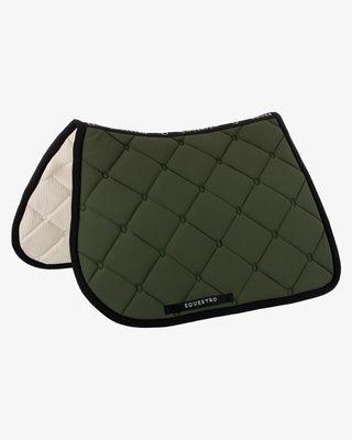 Jumping saddle pad in technical fabric