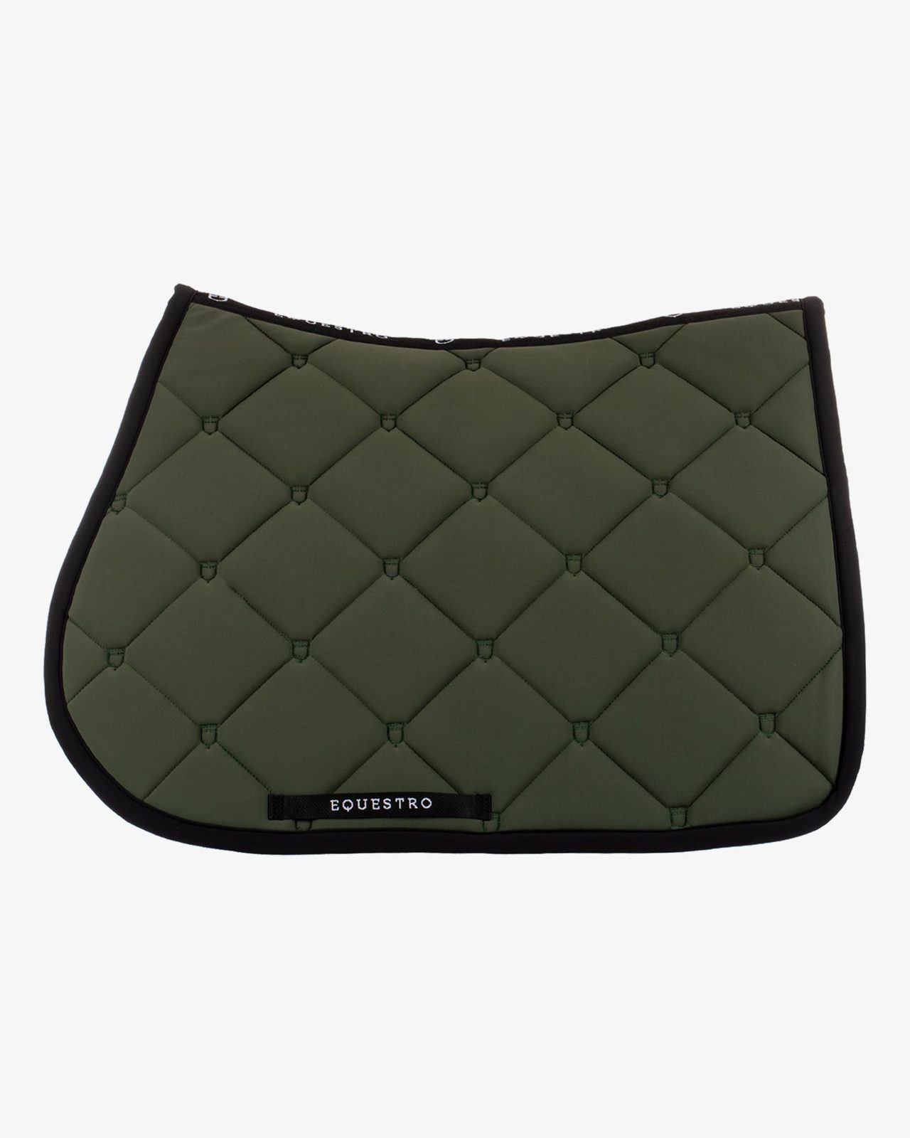 Jumping saddle pad in technical fabric
