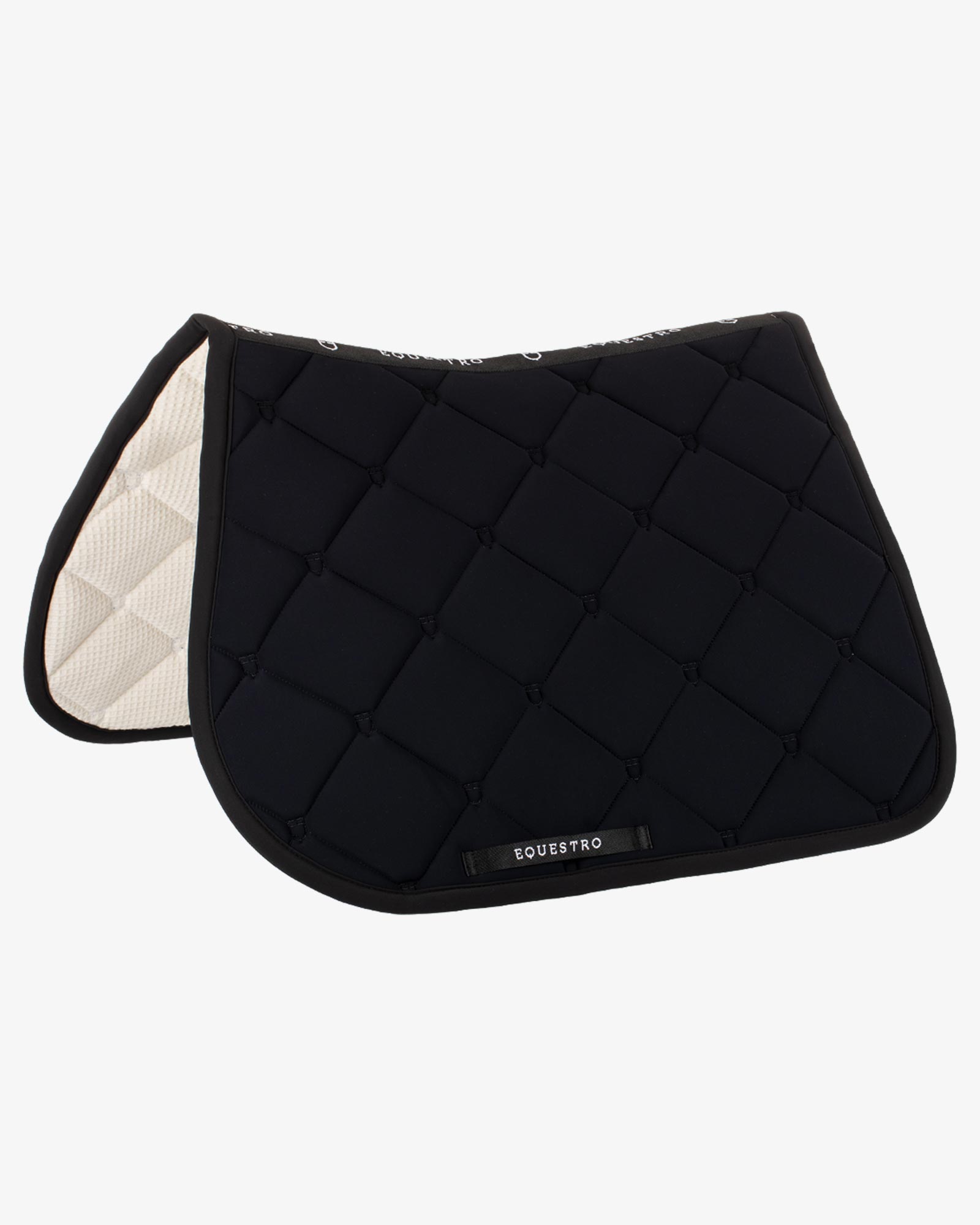 Jumping saddle pad in technical fabric