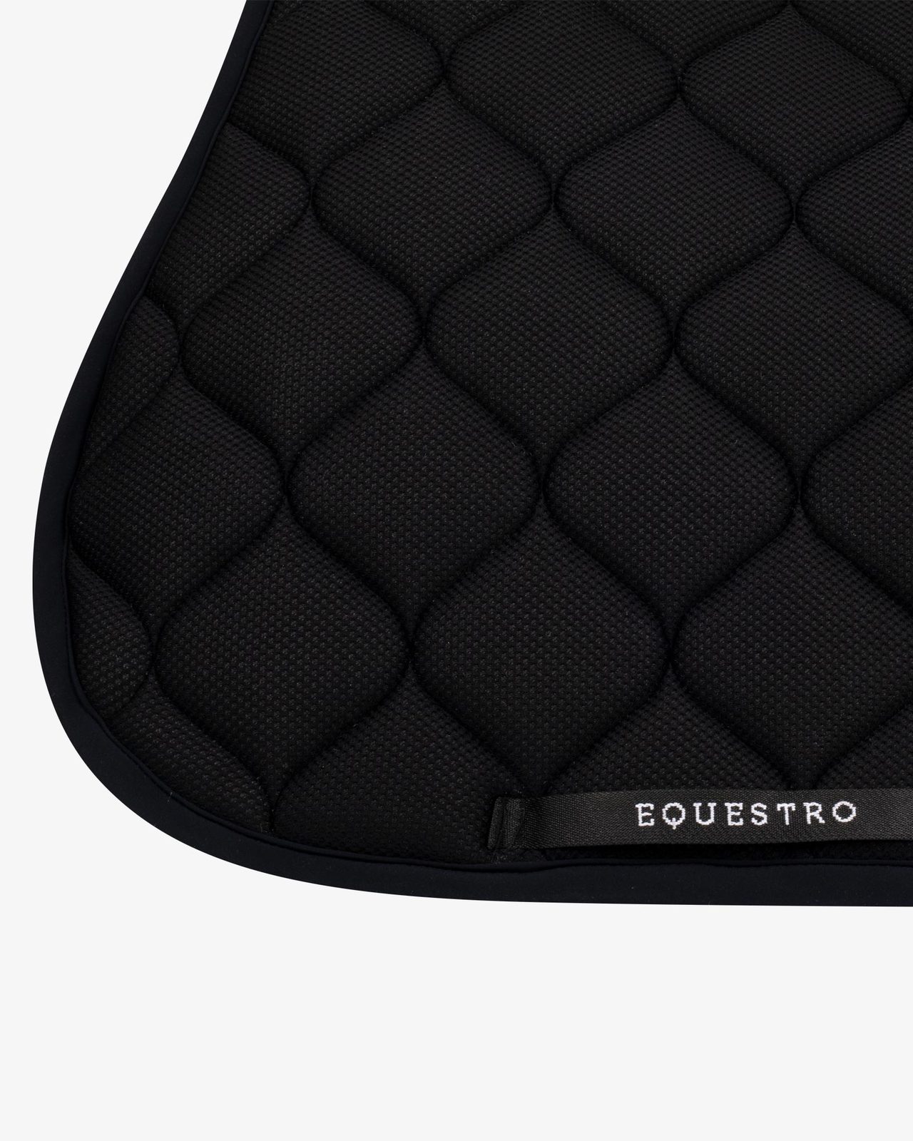 Logo mesh fabric jump saddle pad