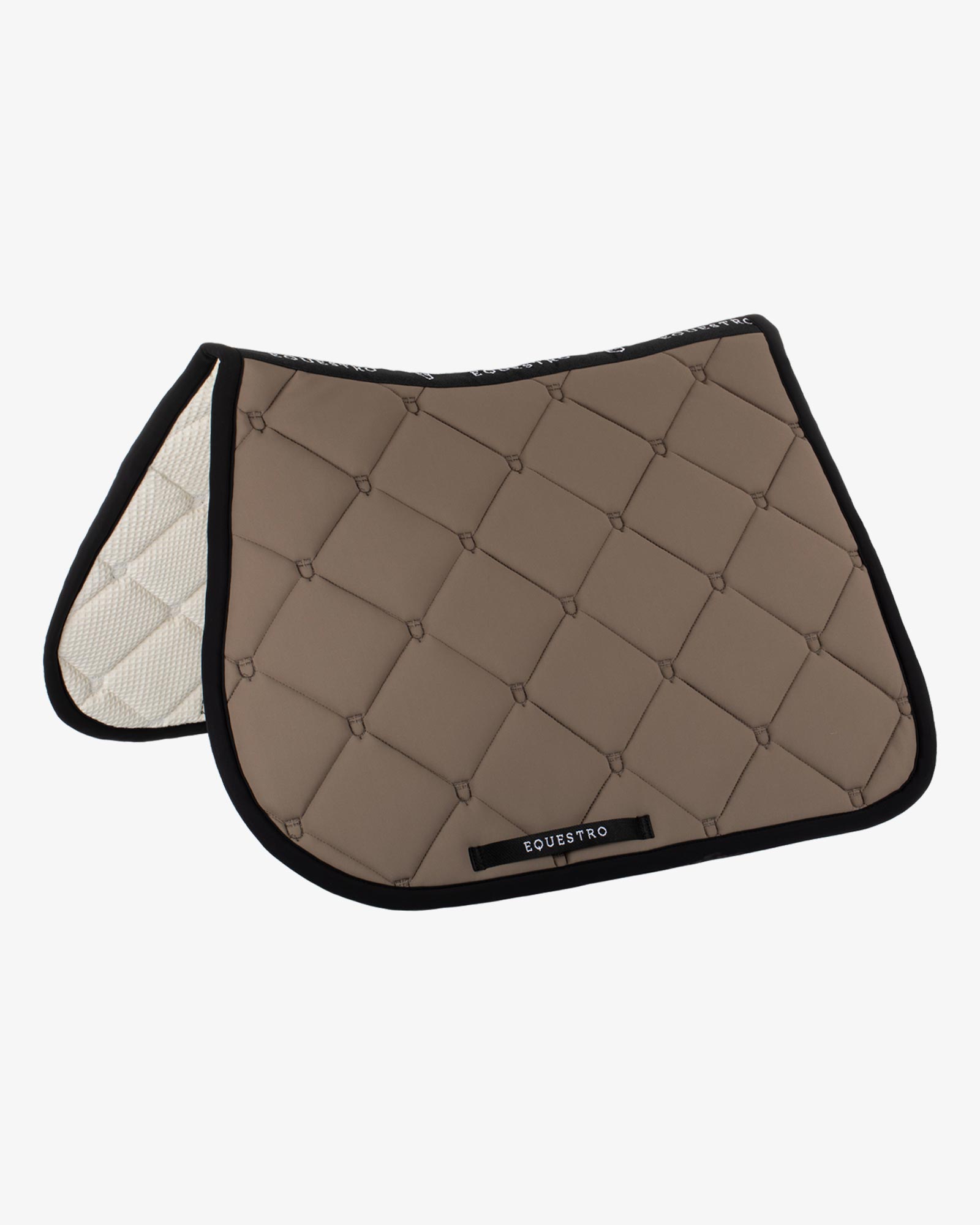 Jumping saddle pad in technical fabric