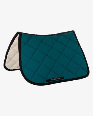 Jumping saddle pad in technical fabric