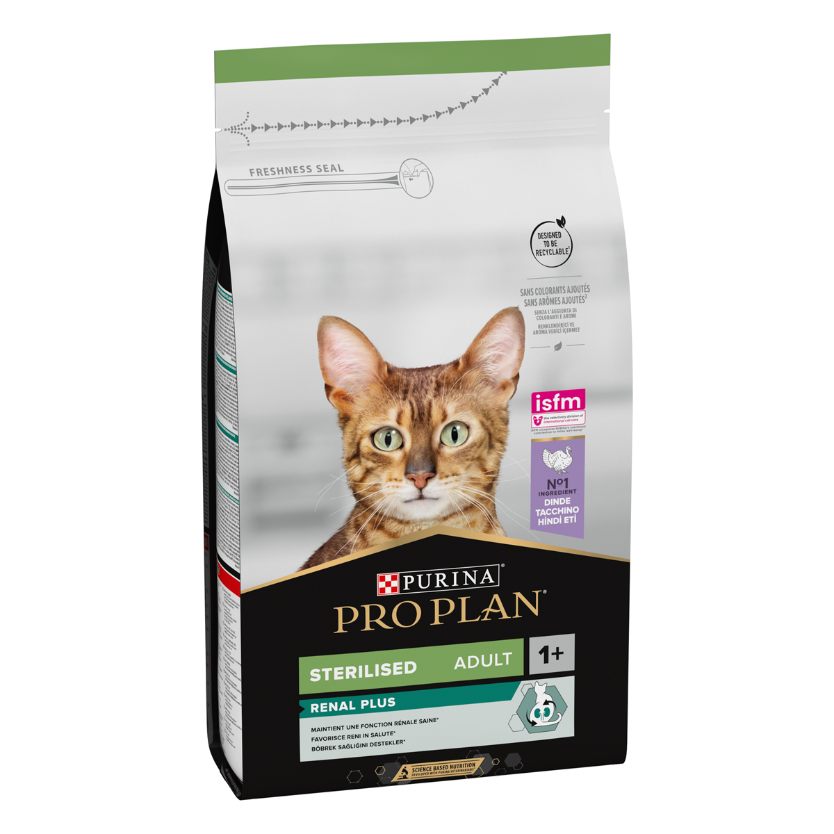 PURINA PRO PLAN® Sterilised Adult 1+ Renal Plus Ricco In Tacchino