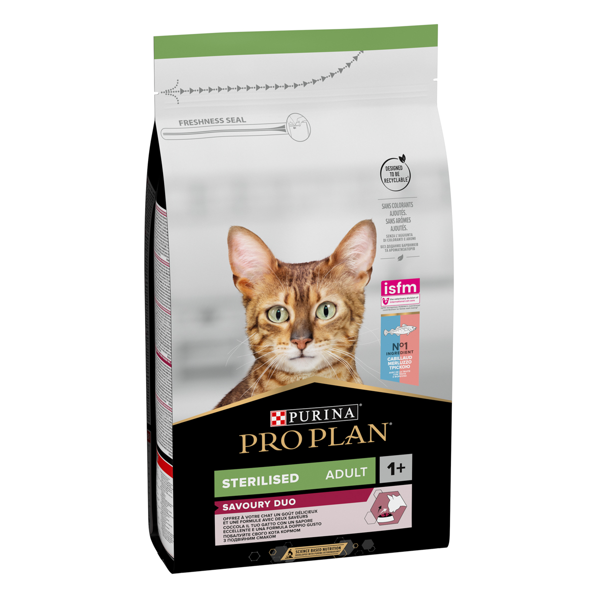 PURINA PRO PLAN® Sterilised Adult 1+ Savoury Duo Ricco In Merluzzo E Trota