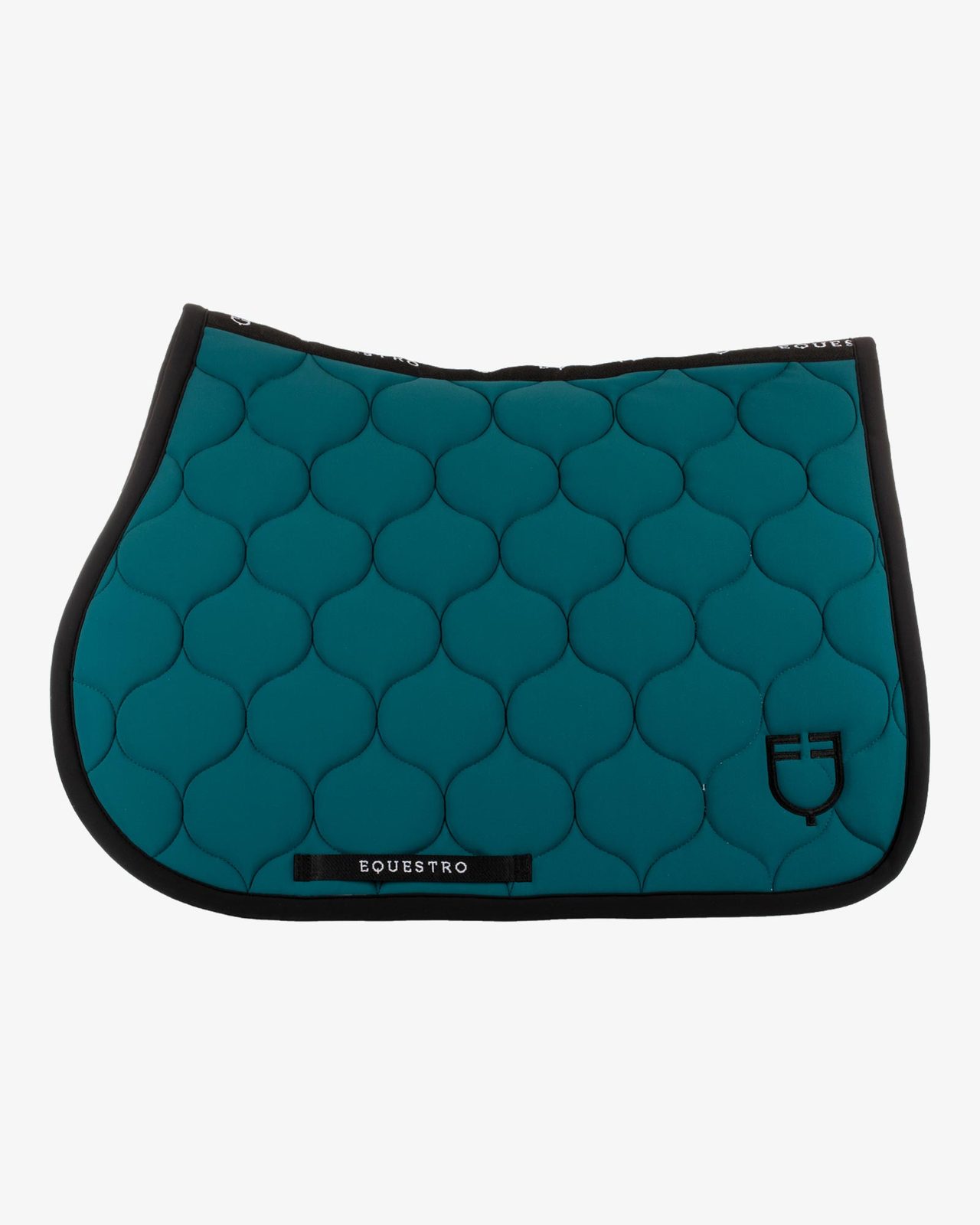 Jumping saddle pad with onion quilting