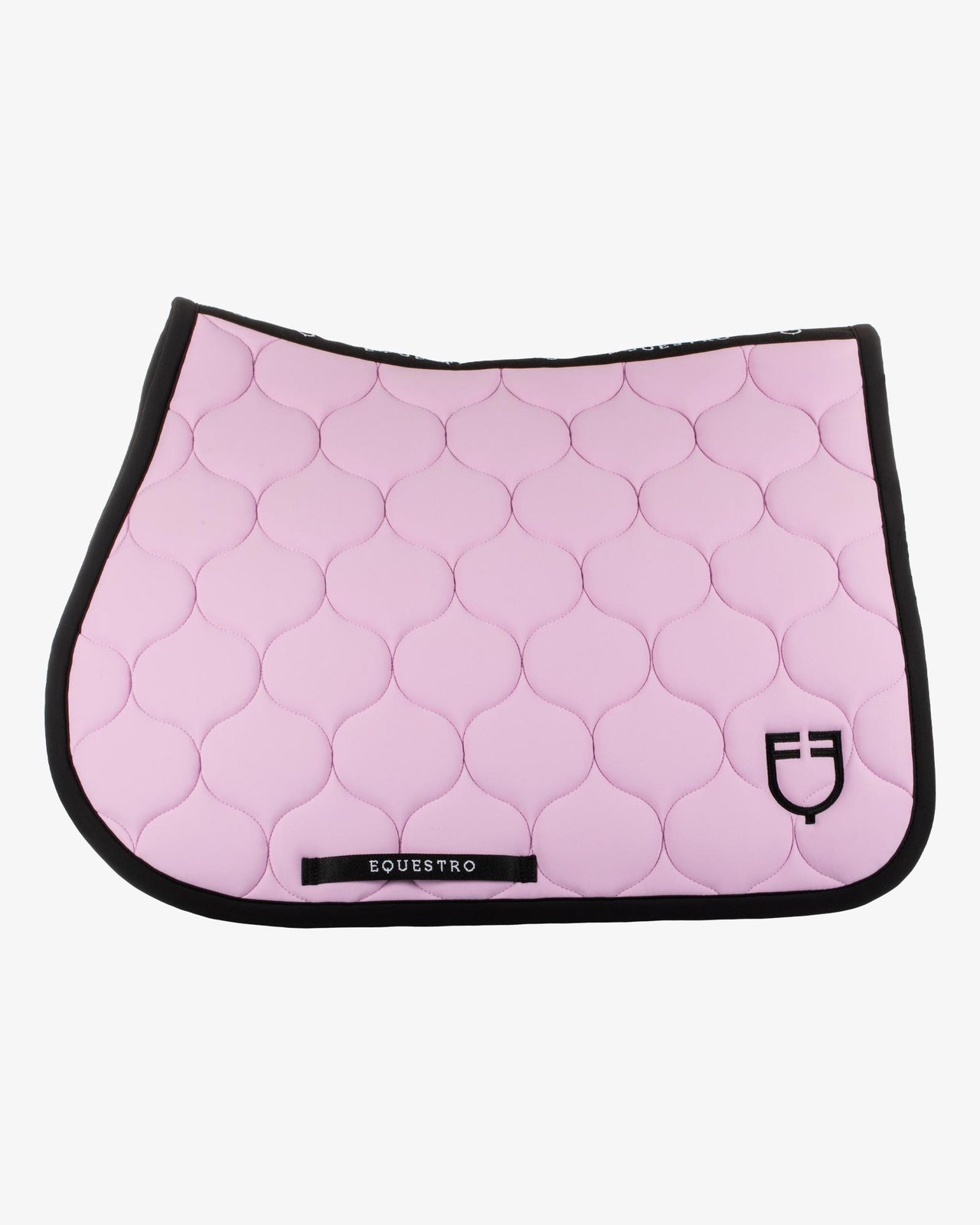Jumping saddle pad with onion quilting