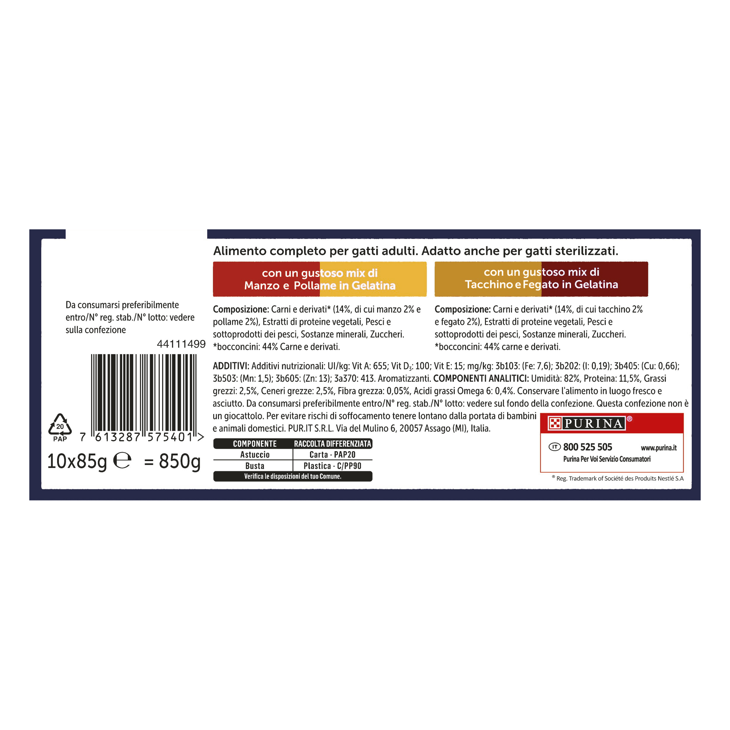 FELIX® Doubly Delicious Selezioni Deliziose - (Manzo&Pollame/Tacchino&Fegato)